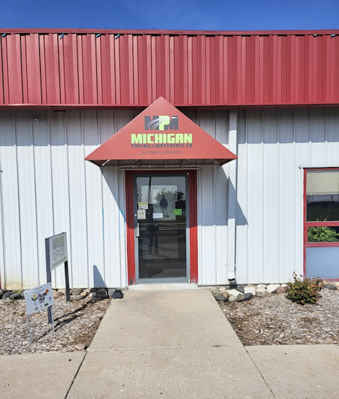 Storefront awning in Michigan