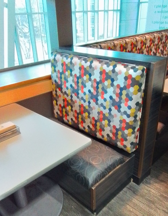 Restaurant booth upholster service in Michigan