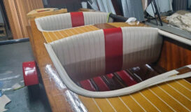 Wood Boat Upholstery 4
